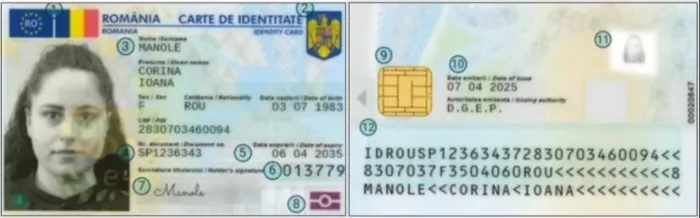 CEI noua carte de identitate din Romania