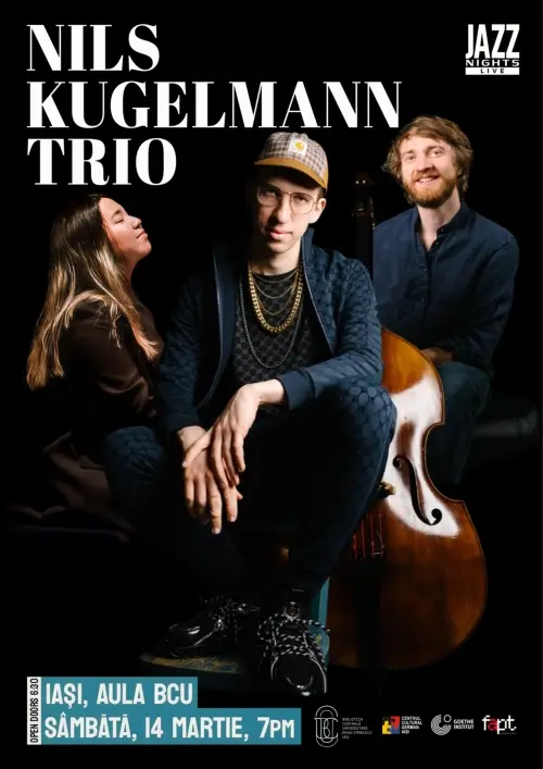concert jazz nils kugelmann trio aula bcu iasi martie 2026