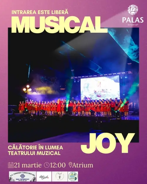 Spectacol muzical calatorie in lumea teatrului muzical Palas Iași