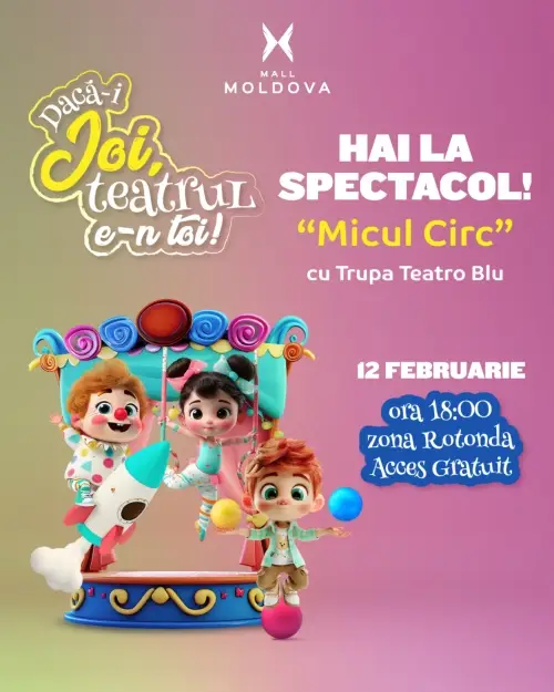 micul circ cu trupa teatro blu februarie 2026
