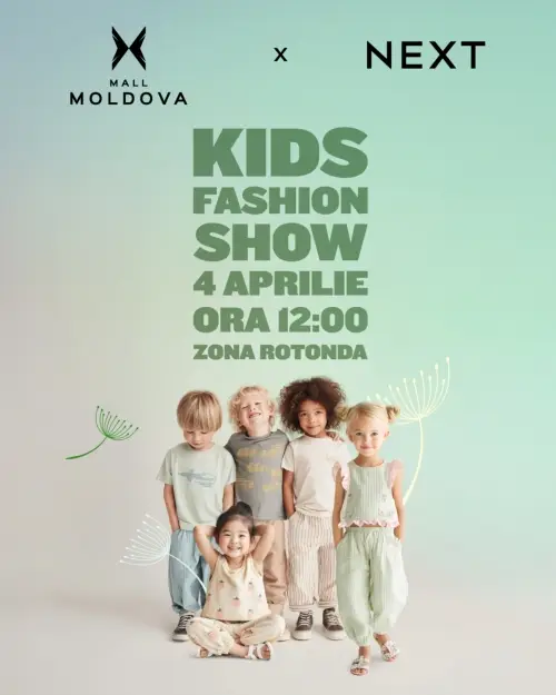 show de moda pentru copii mall oldova iasi 4 aprilie