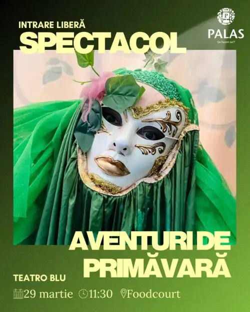 Spectacol pentru copii cu Teatro Blu la Palas Mall Spectacol pentru copii cu Teatro Blu la Palas Mall