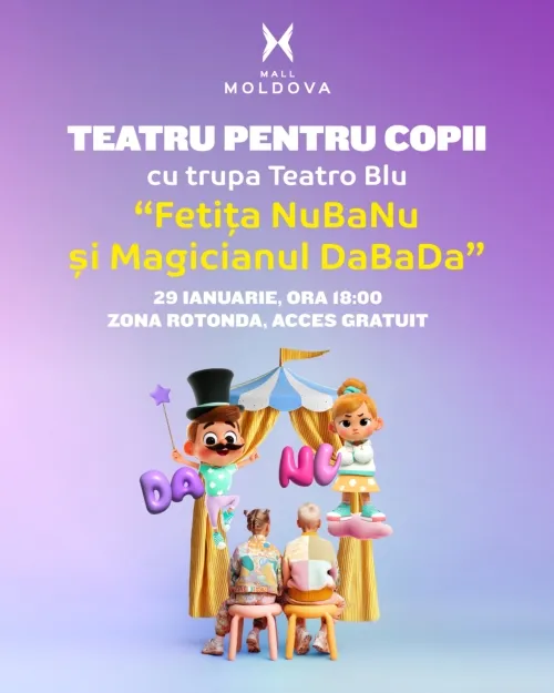 teatru pentru copii fetita nubanu mall moldova