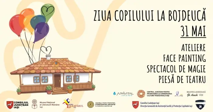 ziua copilului la bojdeuca lui ion creanga 31 mai 2026