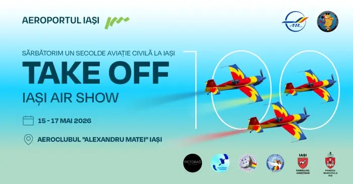 Take Off IASI Air Show 2026 &ndash; spectacol aviatic gratuit