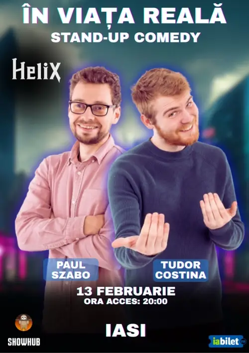 stand up comedy paul szabo si tudor costina februarie 2026