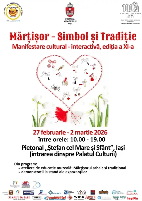 expozitie mesteri populari pe bld stefan cel mare din iasi martie 2026