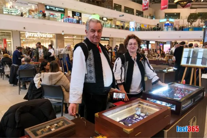 Imagine cu organizatorii Târgului de Artă și Antichități din Palas Mall