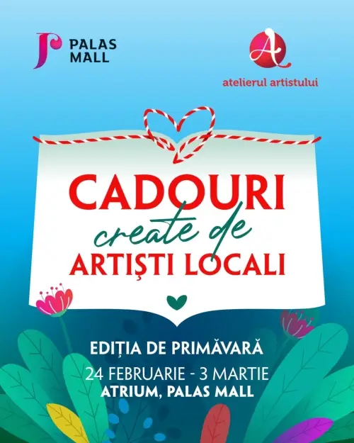 Târg cadouri create de artisti locali in Palas Mall din Iași