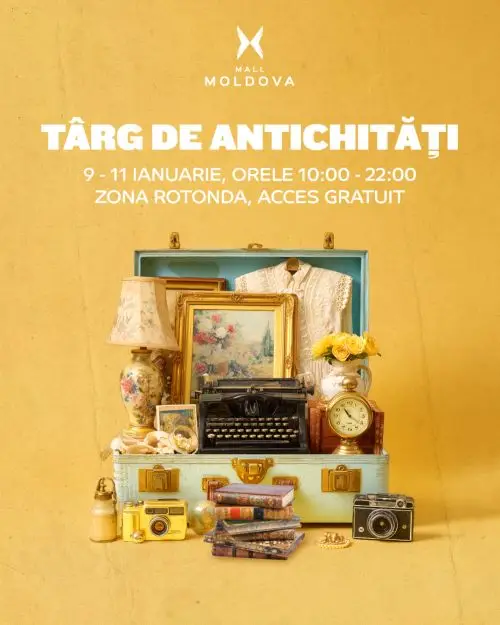 targ de antichitati mall moldova iasi ianuarie 2026