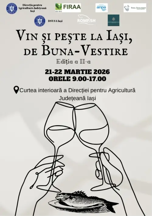 Târg vin și pește de Buna Vestire martie 2026 Târg vin și pește de Buna Vestire martie 2026