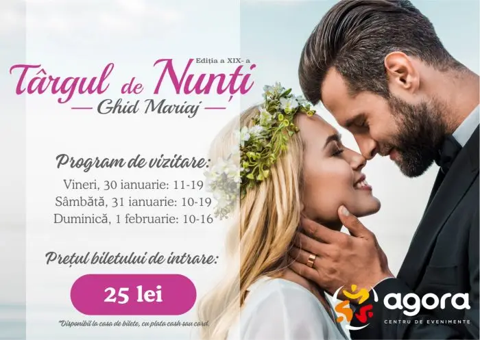 Târgul de nunți Ghid mariaj Iași 2026 Târgul de nunți Ghid mariaj Iași 2026