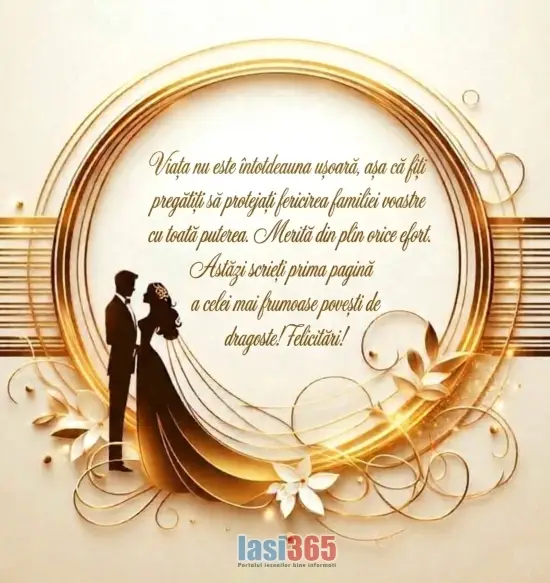 felicitare cu mesaj pentru nunta