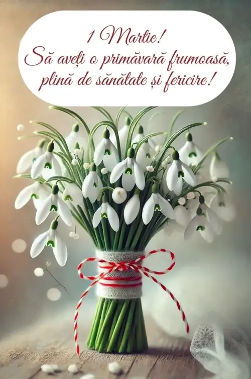 felicitare de 1 martie cu urari de bine