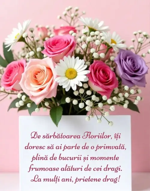 mesaj de felicitare de florii pentru un prieten