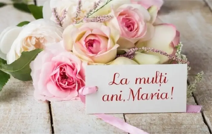 Mesaj de felicitare pentru cei care poartă numele de Maria