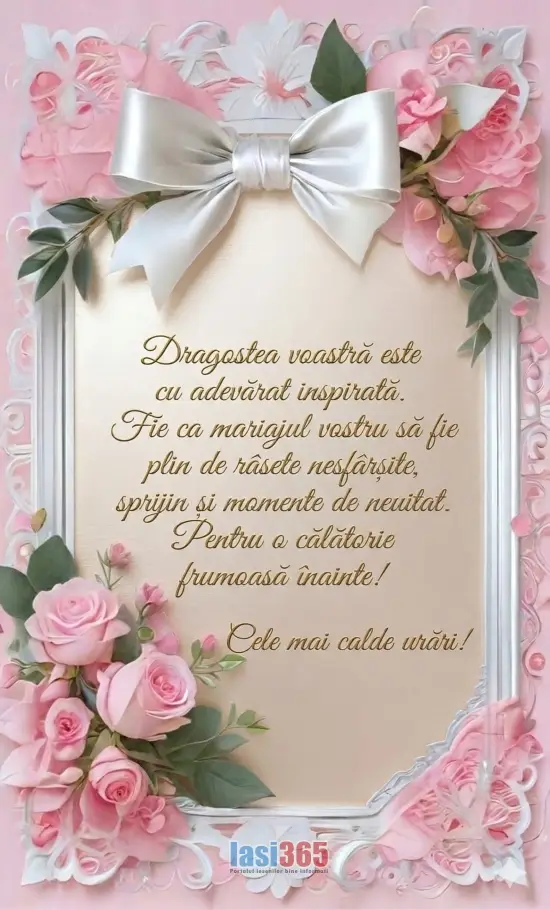 mesaje de felicitare pentru nunta urari miri