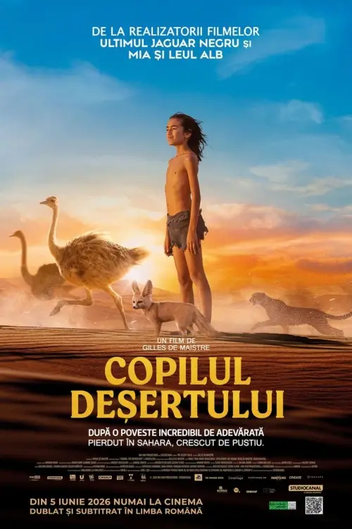 Afis cu filmul Copilul deșertului de la Cinema City Iași
