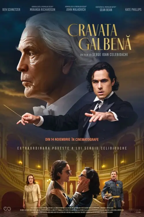 Afis cu filmul Cravata galbenă de la Cinema Ateneu din Iași