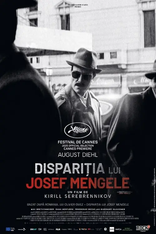 Afisul filmului Dispariția lui Josef Mengele de la Cinema Ateneu din Iași