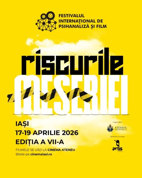 Festivalul Internațional de Psihanaliză și Film, 17-19 aprilie 2026 Festivalul Internațional de Psihanaliză și Film, 17-19 aprilie 2026