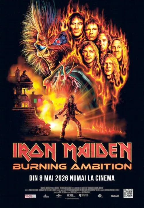 Afis cu filmul Iron Maiden: Burning Ambition de la Cinema City Iași