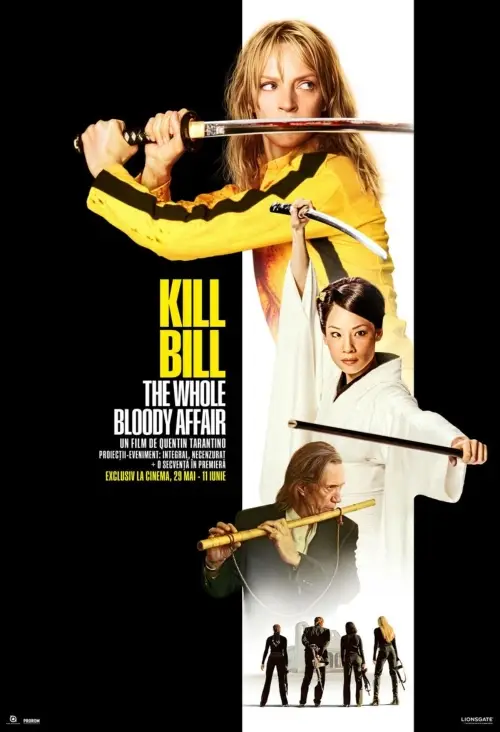 Afisul filmului Kill Bill: The Whole Bloody Affair de la Cinema Ateneu din Iași