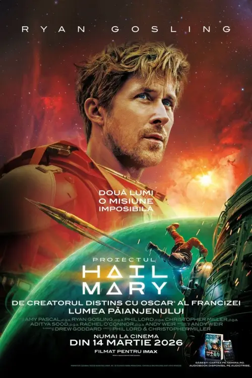Afis cu filmul Proiectul Hail Mary de la Cinema City Iași