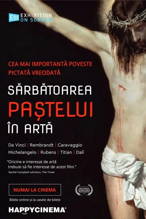 Afisul documentarului Sărbătoarea Paștelui în Artă de la Cinema Ateneu Iași