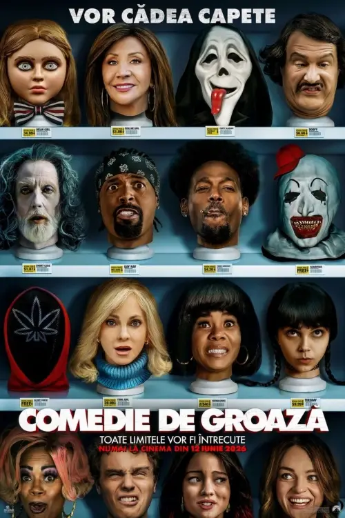 Afis cu filmul Comedie de groază de la Cinema City Iași