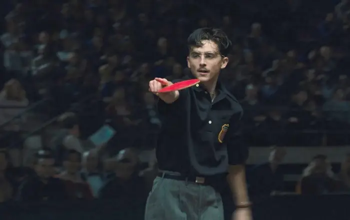 timothee chalamet intro secventa din filmul marty supreme