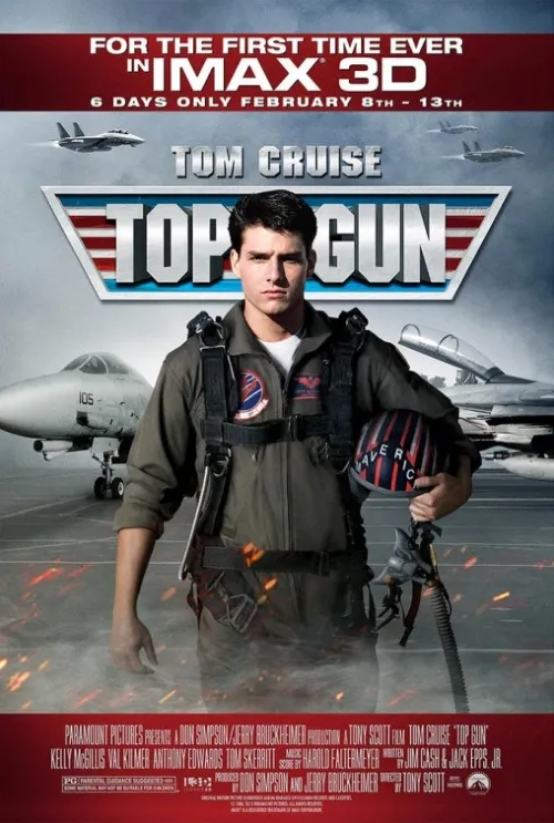 Afis cu filmul Top Gun de la Cinema City Iași