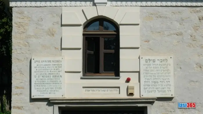 Placi comemorative Sinagoga Iasi victimele Pogromului