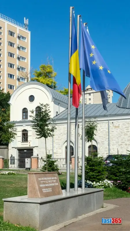 Ornamente si simboluri mozaice Sinagoga Mare Iasi