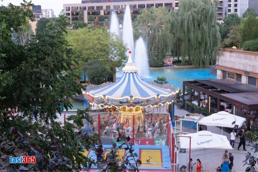 Locuri de joaca pentru copii in Gradina Palas din Iasi