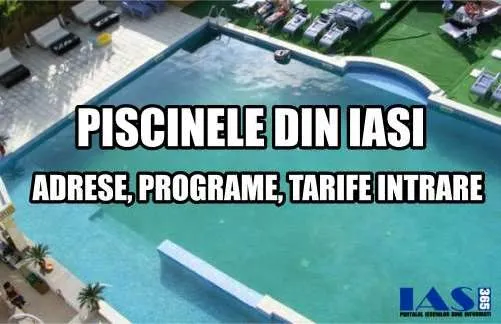 Lista piscinelor din Iasi: adrese, nr telefon, programe si tarife