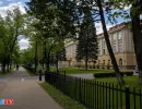 Vedere din stradă a Rectoratului Universității de Ştiinţele Vieţii &ldquo;Ion Ionescu de la Brad&rdquo; din Iaşi