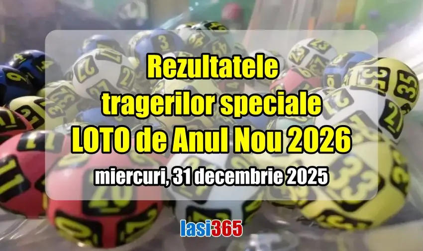 Rezultate Trageri Speciale Loto Anul Nou 2026 din 31 decembrie 2025 – Numere câștigătoare