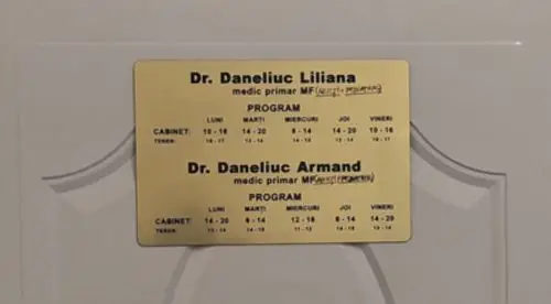 Program cabinete medici Daneiuc Armand si Daneliuc Liliana