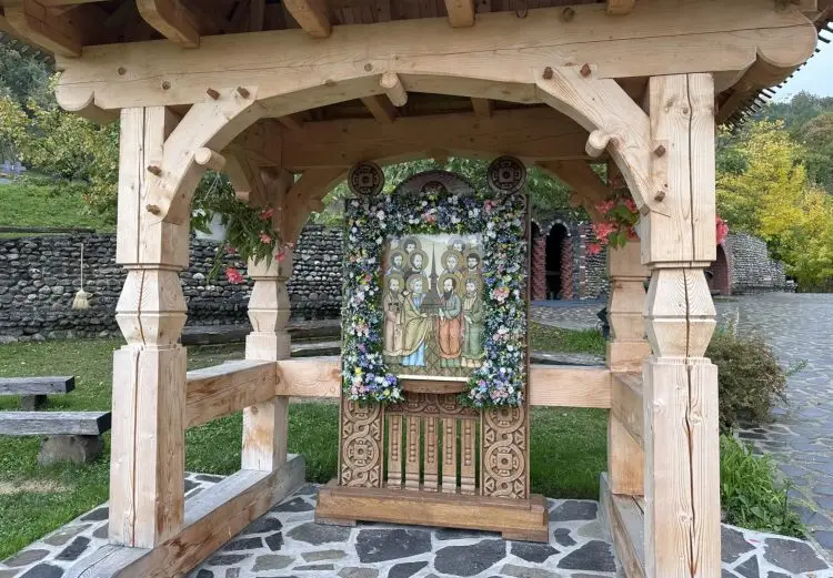 icoana in Mănăstirea Bârsana