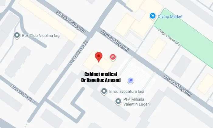 cabinet daneliuc armand pozitia pe harta