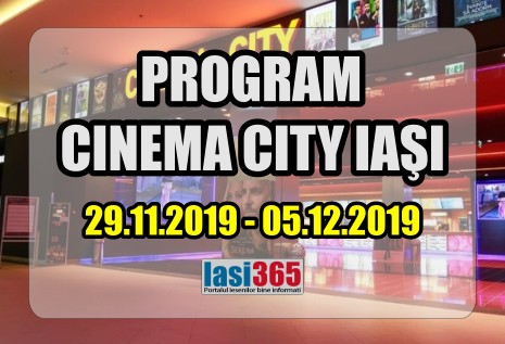 program Cinema City Iasi 29 noiembrie 5 decembrie 2019