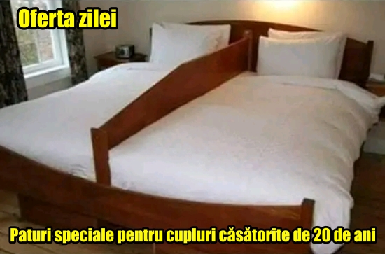 cum arata patul pentru cupluri casatorite de 20 de ani bancul zilei