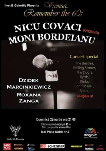 concert Nicu Covaci 22 martie Iasi