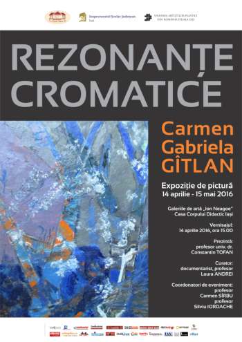 expozitie pictura Carmen Gabriela Gitlan Iasi