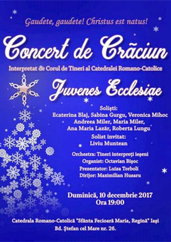 concert craciun juvenes eclesiae 9 decembrie 2017