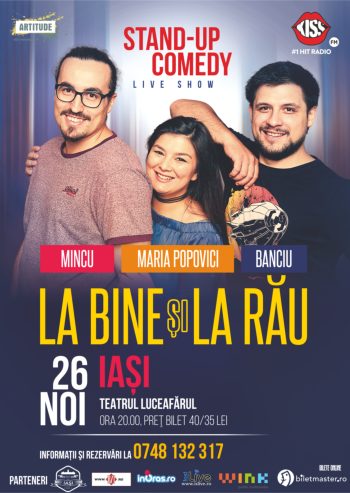 standup comedy mincu maria noiembrie 2018