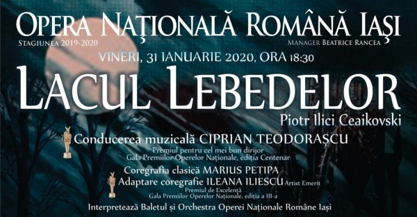 Lacul lebedelor Opera Nationala Iasi 31 ianuarie 2020