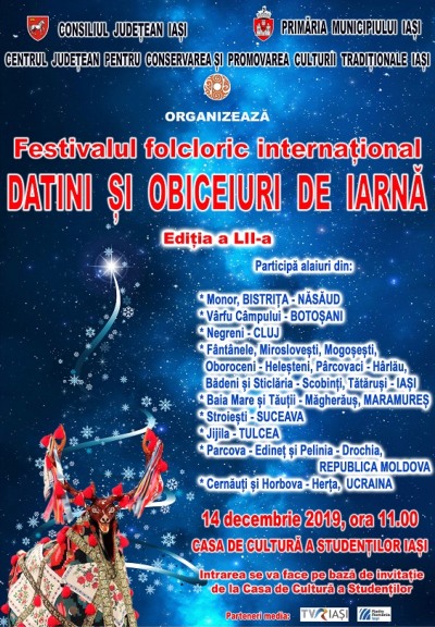festival folcloric international datini si obiceiuri decembrie 2019