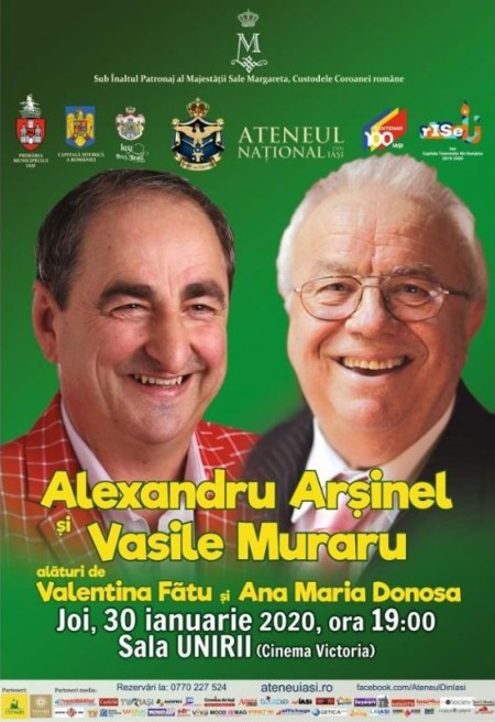 spectacol de revista Arsinel si Vasile Muraru ianuarie 2020